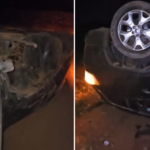 Deputado mineiro Cristiano Caporezzo (PL) sobrevive após carro capotar várias vezes na MGC-452, no Triângulo Mineiro - Foto: Reprodução/Redes Sociais