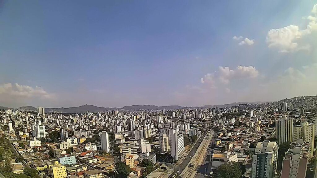 Belo Horizonte registra o dia mais quente da história com 38,6°C -Foto: Clima ao Vivo