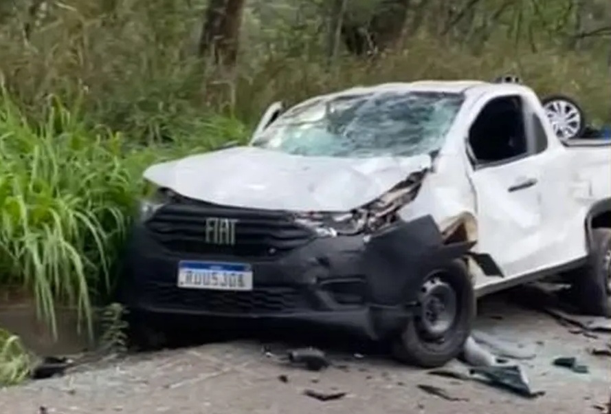 Três pessoas morrem em grave acidente na BR-381, em São Gonçalo do Rio Abaixo - Foto: Reprodução/Redes Sociais