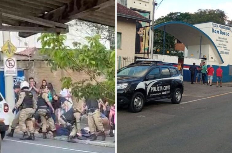 Estudante morre e outros três ficam feridos após ataque de adolescente em escola de Poços de Caldas - Foto: Reprodução/Redes Sociais