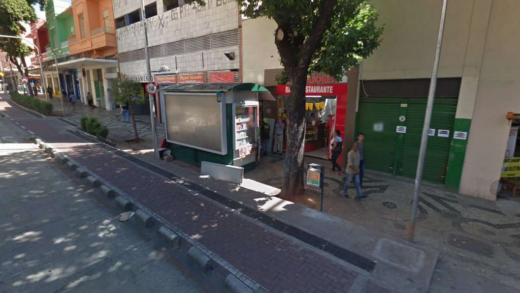 Homem é atingido por tiros no Centro de BH - Foto: Reprodução/Google Street View