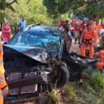 Acidentes entre carros deixa morto e feridos na MG-020, na Grande BH - Foto: Divulgação/Corpo de Bombeiros