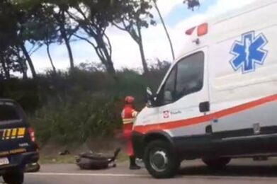 Acidente de moto deixa morto e ferido na BR-262, em Betim - Foto: Reprodução/Redes Sociais