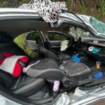 Acidente entre carro e carreta deixa vítima na BR-381, em Sabará - Foto: Divulgação/CBMMG