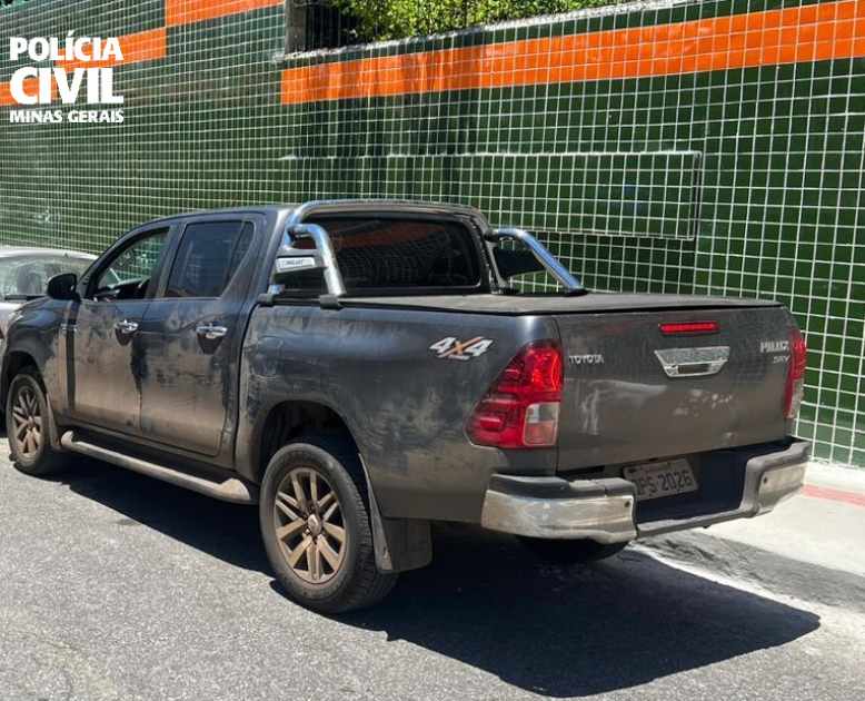 Quadrilha especializada em furtar caminhonetes é investigada em BH - Foto: Divulgação/PCMG