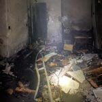 Idoso fica gravemente ferido após incêndio de grandes proporções em apartamento em BH - Foto: Divulgação/Corpo de Bombeiros