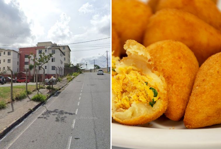 Grávida é atropelada por homem após discussão por coxinha em BH - Foto: Reprodução/Google Street View + Canva