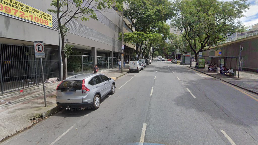 Morador em situação de rua é assassinado com golpes de faca no Centro de BH - Foto: Reprodução/Google Street View