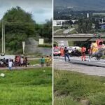 Capotamento de van deixa dois mortos e seis feridos na BR-040, em Caetanópolis - Foto: Reprodução/Redes Sociais