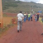 Governo fiscaliza Mina do Pau Branco após alagamento da BR-040, em Nova Lima - Foto: Governo de Minas / Divulgação