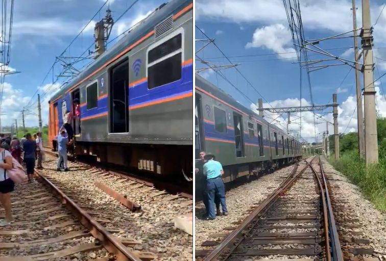 Metrô de BH apresenta falha e passageiros ficam presos em vagões - Foto: Divulgação/Redes Sociais