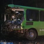 Morre motorista de ônibus de acidente frotal com carreta em Caeté - Foto: Reprodução/Redes Sociais
