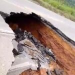 Veja opção de desvio para cratera na BR-381, em Periquito - Foto: Reprodução/Redes Sociais