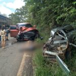 Grave acidente mata três pessoas na MG-383, na Região Central de Minas - Foto: Reprodução/Redes Sociais