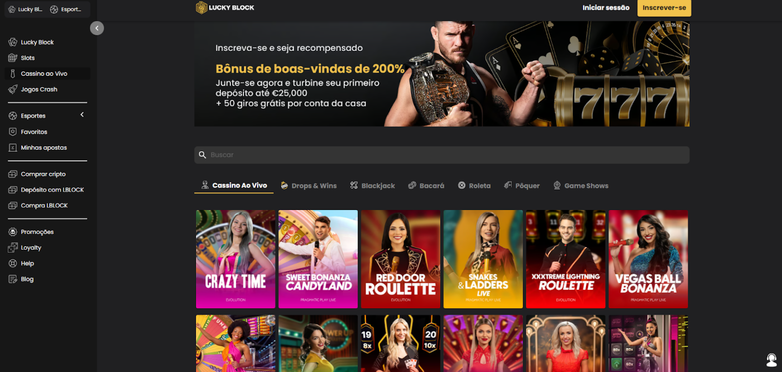 Aposte em jogos de cassino online ao vivo com LBLOCK e aproveite as vantagens jogos