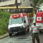 Ônibus perde freio, bate em casa e deixa feridos no Barreiro, em BH - Foto: Reprodução/TV Globo