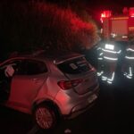 Acidente entre dois carros deixa morto e ferido na BR-354, em Córrego Danta - Foto: Divulgação/Corpo de Bombeiros