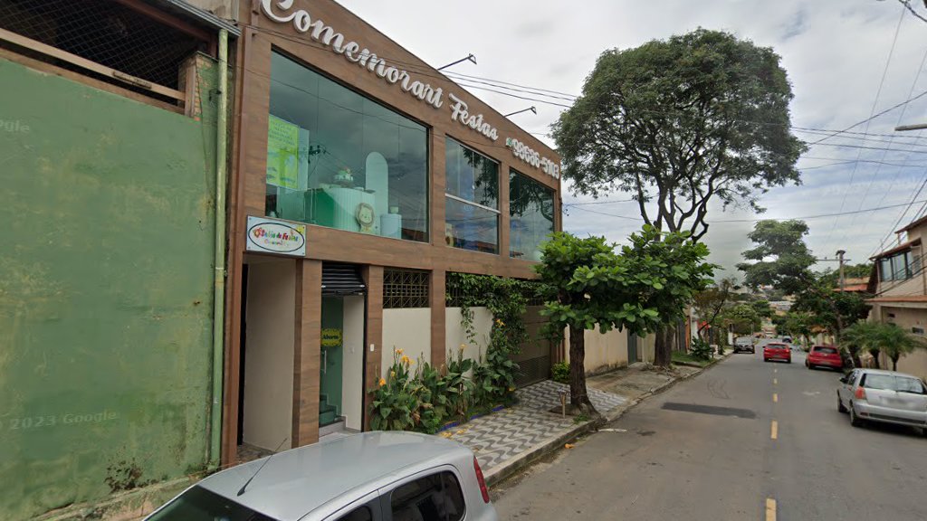 Homem é morto a tiros em salão de festa no bairro Floramar, em BH - Foto: Reprodução/Google Street View