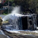 Morre idoso ferido em explosão de caminhão-tanque em BH - Foto: Divulgação/Corpo de Bombeiros