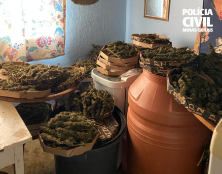 Dupla é presa por tráfico de drogas em caixas de pizza no Sul de Minas - Foto: Divulgação/PCMG