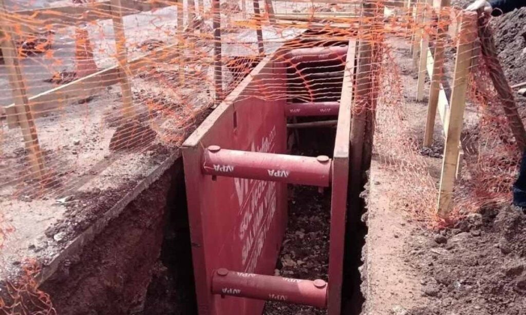 Obras da cratera que se abriu em avenida do Belvedere, em BH, são liberadas - Foto: Divulgação/SRTE-MG