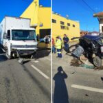 Mulher morre prensada em acidente na MG-290, em Borda da Mata - Foto: Divulgação/Corpo de Bombeiros