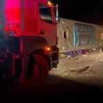 Sete pessoas morrem em acidente com ônibus na BR-116, em Medina - Foto: Divulgação/Corpo de Bombeiros