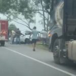 Batida frontal entre carro e carreta deixa dois feridos na BR-381 - Foto: Reprodução/Redes Sociais