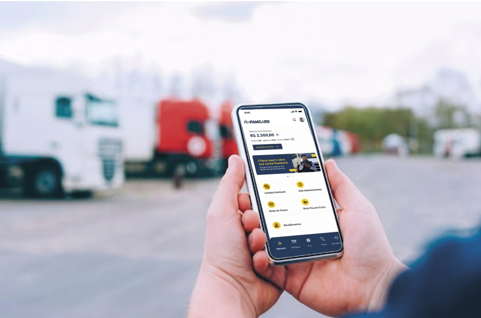 Pela 3ª vez, Pamcard é eleito o melhor meio de pagamento de frete no TRC 3a93b55f 86b9 4a46 89a2 8fb87f033954
