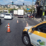 Motociclista e garupa ficam feridos em acidente na Avenida Antônio Carlos, em BH - Foto: Divulgação/BHTrans