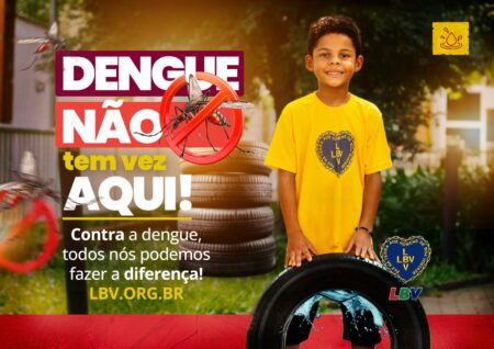 LBV lança campanha de combate à dengue com recado das crianças: 