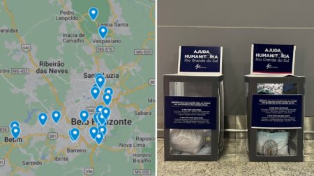 Confira mapa de onde doar em BH para ajudar as vítimas das chuvas no RS - Foto: Por Dentro de Minas + BH Airport