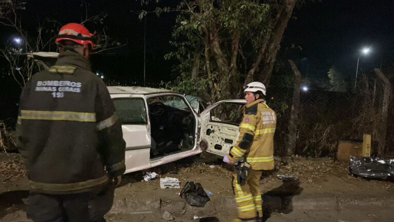 Menina de 7 anos em acidente grave na BR-381, em Ipatinga - Foto: Divulgação/CBMMG