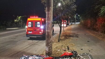 Motociclista morre em acidente na BR-381, em Ipatinga - Foto: Divulgação/Corpo de Bombeiros