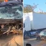 Acidente entre carro e caminhão deixa morto e feridos na BR-381, em Sabará - Foto: Reprodução/Redes Sociais