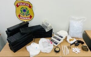 Homem é preso por tráfico de drogas após bater em viatura da PF na BR-381 - Foto: Divulgação/PF