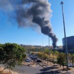 Bombeiros são mobilizados em incêndio na Cidade Administrativa, em BH - Foto: Divulgação/Corpo de Bombeiros