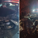 Acidente entre carros deixa mulher morta e feridos na BR-365, em Buritizeiro - Foto: Reprodução/Redes Sociais