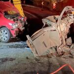 Uma pessoa morre e outras quatro ficam feridas após acidente em rodovia de MG - Foto: Divulgação/PMRv
