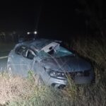 Criança de 11 anos morre após carro capotar na MG-181, em João Pinheiro - Foto: Divulgação/Polícia Militar Rodoviária
