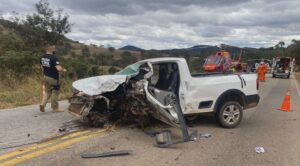 Grave acidente entre carros de morto e feridos em rodovia da Grande BH - Foto: Divulgação/Polícia Militar Rodoviária