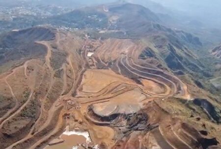 Operação mira mineradoras na Serra do Curral, na Grande BH - Foto: Divulgação/MPMG