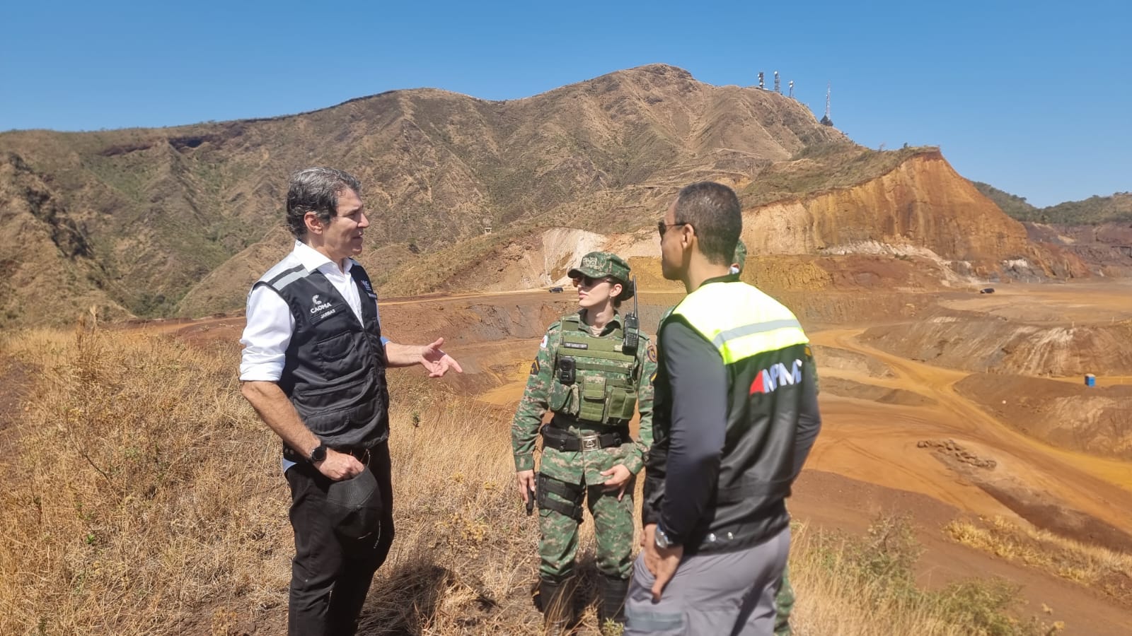 Operação mira mineradoras na Serra do Curral, na Grande BH - Foto: Divulgação/MPMG