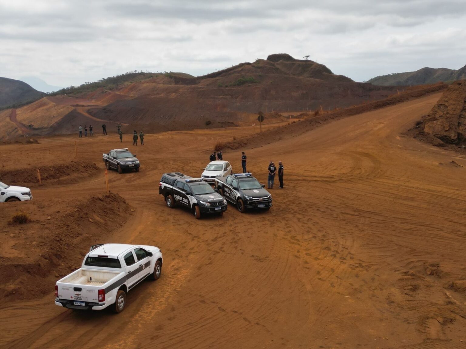 Mineradora na Serra do Curral é alvo de investigações da Polícia Civil - Foto: Divulgação/PCMG