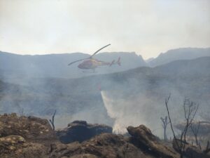 Incêndio no Santuário do Caraça - Foto: Divulgação/Corpo de Bombeiros