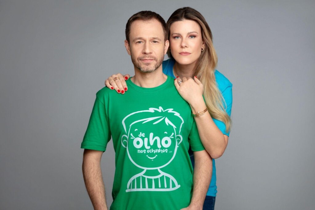 Tiago Leifert e Daiana Garbin - Foto: Divulgação