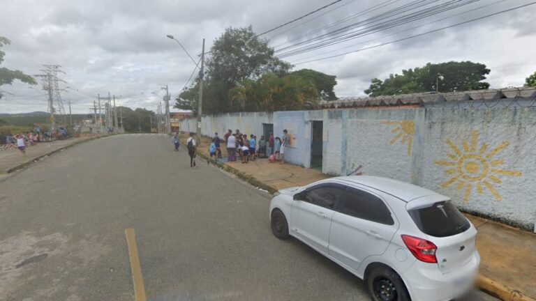 Votação em Contagem tem boca de urna e troca de tiros na porta de escola - Foto: Reprodução/Google Street View