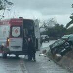 Acidente entre carro e caminhão deixa duas vítimas feridas na BR-381 - Foto: Reprodução/Redes Sociais
