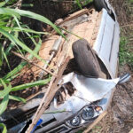 Carro capota e deixa dois feridos na BR-381, em Nova Era - Foto: Divulgação/Gave
