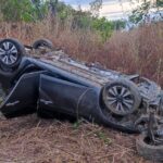 Mulher morre e duas adolescente ficam feridas em acidente em rodovia de MG - Foto: Divulgação/CBMMG